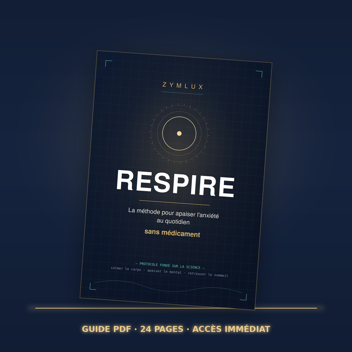 RESPIRE — Guide anti-anxiété & sommeil (PDF · 24 pages)